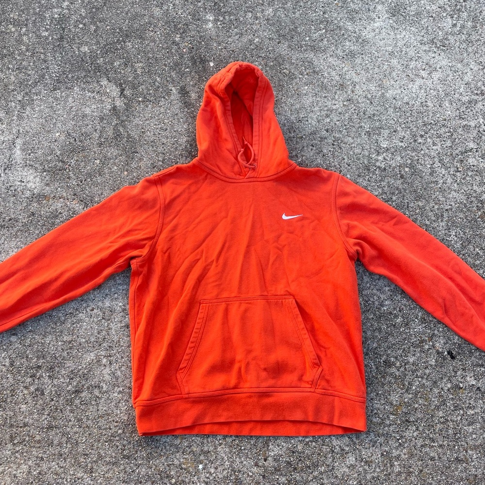 Vintage Nike orange sweatshirt hoodie - L